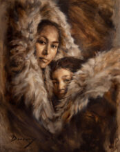 Alaskan Athabaskan Mother and Child – #52