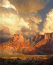 Illuminated Cliffs – #92