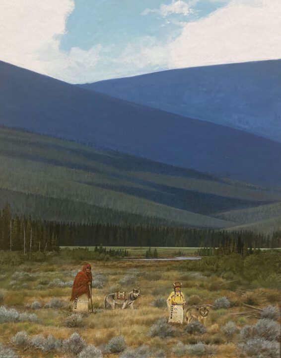 Yellow Buffalo Calf Woman Preparing the Trail – #120