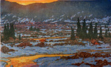 Elk Mountains Sunset – #126