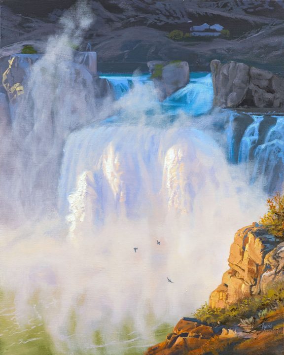 Shoshone Falls Sunset by Dennis Farris
