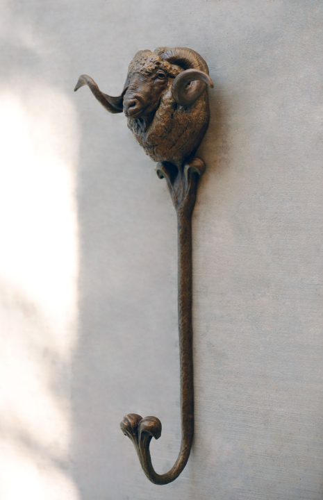 Sheep Buck Hat Hook Sheep Buck Hat Hook by Mary Ross Buchholz