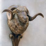Sheep Buck Hat Hook by Mary Ross Buchholz — alternate view