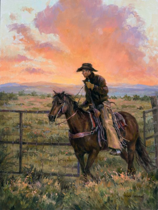 The Home Pasture Gate by Shawn Cameron